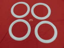 Anelli da parete bianchi 14""