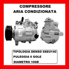 COMPRESSORE ARIA CONDIZIONATA AUDI A4 AVANT 3.0TDI QUATTRO DA 06 KW171 CV233 ASB