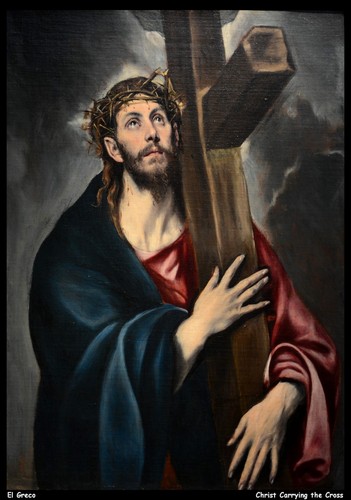 Greco cristo che porta - el,