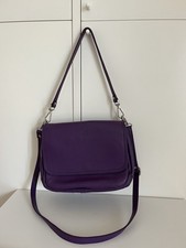 Borsa Vera Pelle Colore Viola