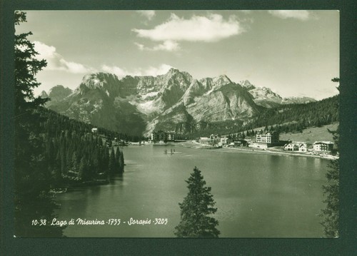 Misurina panorama con il - con,