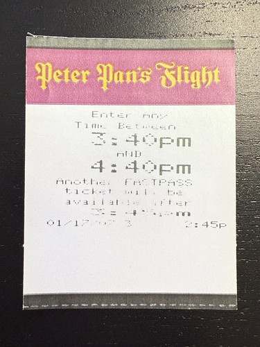 Disney world paper fastpass - disney,