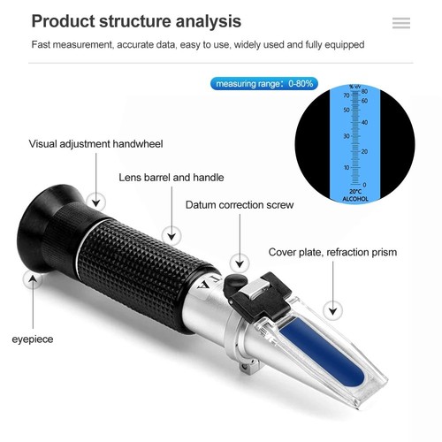 Idrometro alcool spirit tester - idrometro,