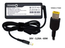 Alimentatore PowerQ per LENOVO G50 G50-30 G50-45 G50-70 G70 - 65W 20V 3,25A