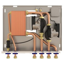 MODULO SEPARAZIONE CALDAIA BIOMASSA 2 CIRCOLATORI SCABIAOTRE 20 PIASTRE HYDRO