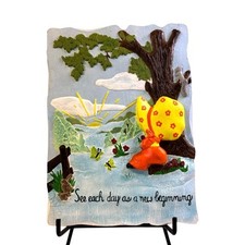 Raro quadro targa ceramica