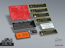 KIT ADESIVI ALFA ROMEO 155 | 10 adesivi