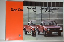3x VW Volkswagen Caddy prospetto 08/1983, 01/1986, 01/1983 raccolta