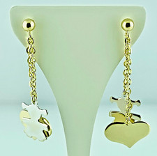ORECCHINI ORO 18 KT GIALLI