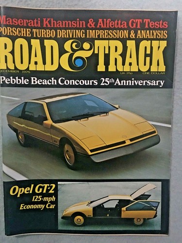Road track december 1975 - track, december,