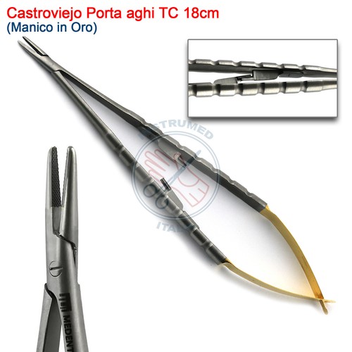Dentale porta aghi castroviejo - aghi,