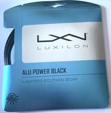 Corde Tennis Luxilon BB ALU Power colore grigio  matassina 12 m