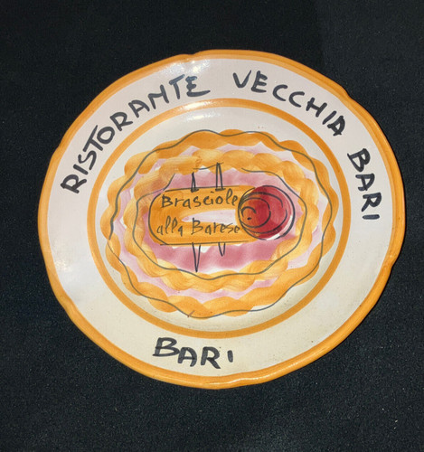 Piatto buon ricordo bari 1979 - ricordo,