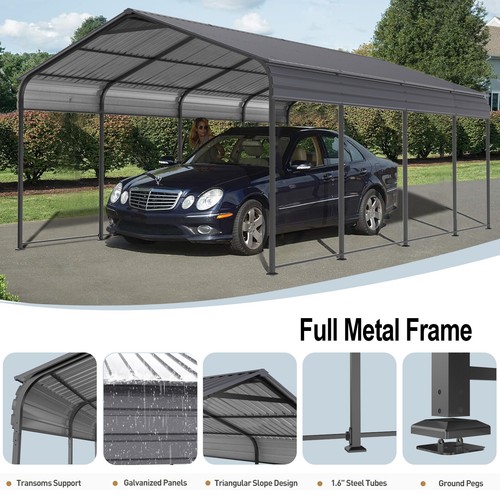 New metal carport - metal, 12