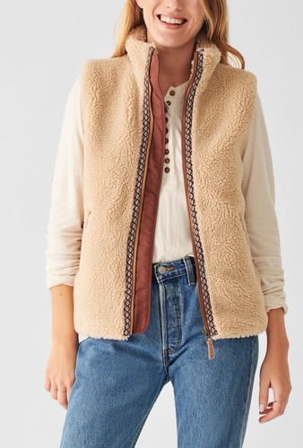 Gilet sherpa faherty aztec - gilet,
