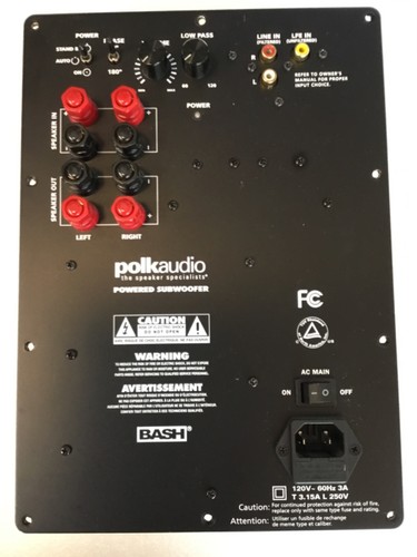 Amplificatore subwoofer polk - amplificatore,