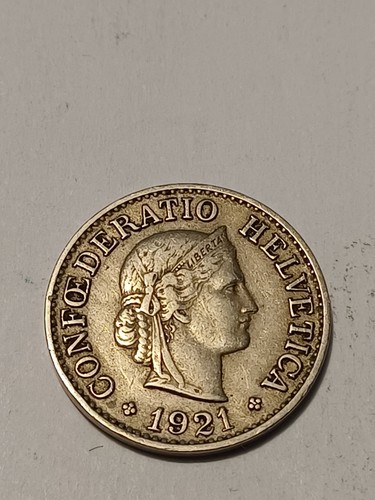 Centesimi svizzera 1921 - 10,