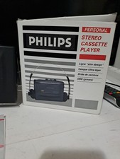 Walkman Philips nw 1600 rw 1060 con scatola lettore musicassette TESTATO