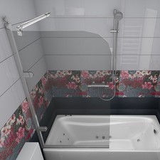 Supporto per pareti in doccia