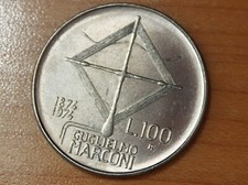 1974 Italy 100 Lire 100th
