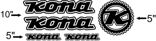 Decalcomanie con cornice kona - cornice,