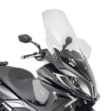 GIVI Parabrezza Trasparente 92,5 x 63,5 per KYMCO Downtown ABS 125i-350i 2015-22