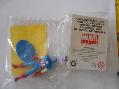 Capitan america miniatura - capitan, 3d
