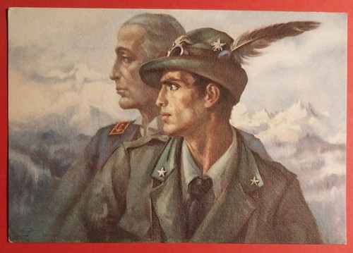 Cartolina battaglione duca - cartolina,