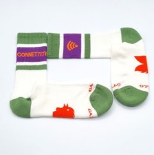 Calze Corte Gallo Unisex Cotone Bianco – Prato 'Connettiti' Spugna 2 Taglie