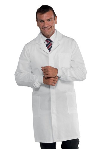 Camice medico uomo con polsi