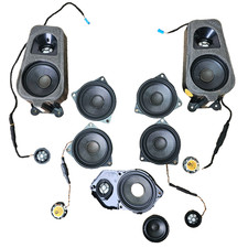 BMW X5 E70 2007-2013 HI-FI HARMAN KARDON SET ALTOPARLANTI SET COMPLETO PORTA PAVIMENTO POSTERIORE