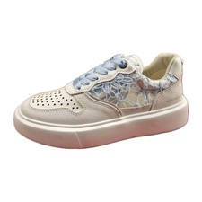 Apepazza sneaker basse scarpe sportive bianche blu scarpe donna pelle numero 36