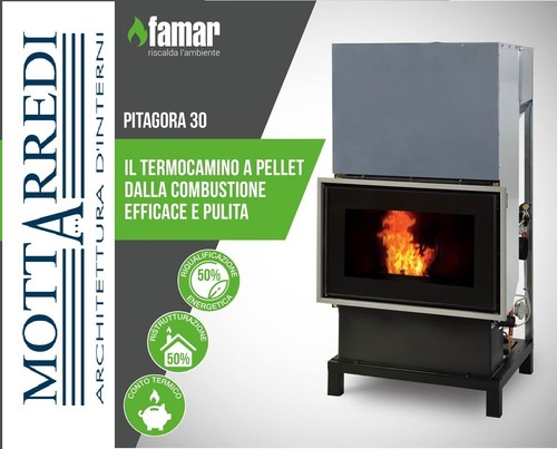 Termocamino pellet famar - a,