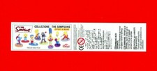 CARTINA-BPZ - THE SIMPSONS (I) - Zaini SORPRESINE - (C1)