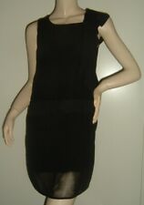 INTIMISSIMI ABITO NERO SENZA MANICHE CON VOLANTS E PIZZO TAGLIA S