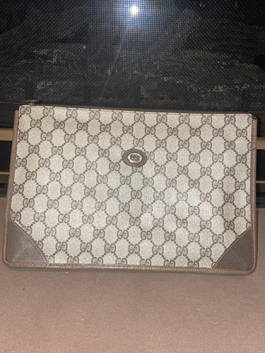 Gucci pvc clutch - gg,
