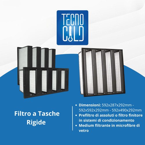 Filtro con tasche - rigide, per