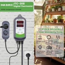 INKBIRD Regolatore di Temperatura Digitale ITC-308S Termostato Rimovibile Temperatura Sonda