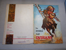 SOLO COPERTINA x album - LA STORIA DEGLI INDIANI (B) - EDIZIONI MIRA