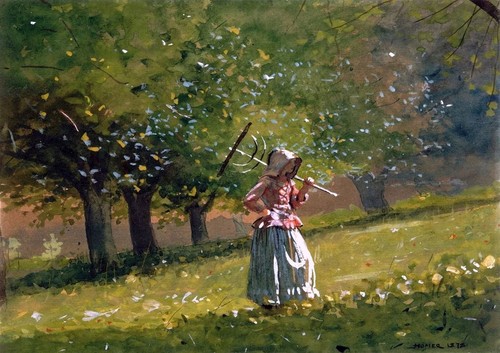 1866 ragazza con - -,