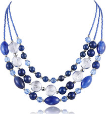 Collana Donna Perline Grosse