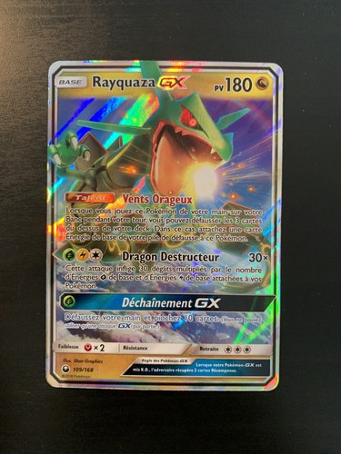 Carte pokémon rayquaza gx - carte,