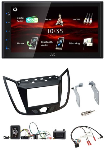 Jvc usb bluetooth volante - volante, dab