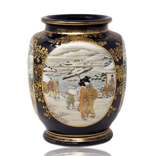 Antico vaso giapponese satsuma - antico,