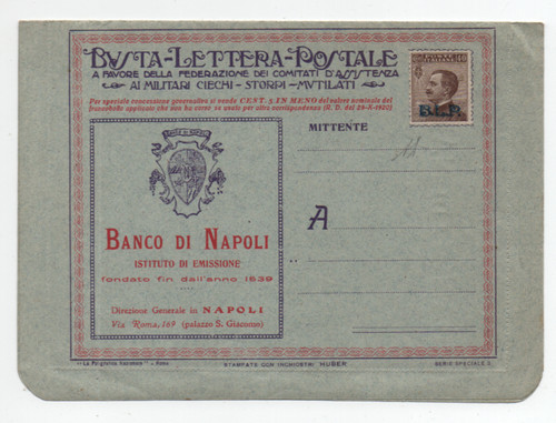 Regno blp 1920 - regno, busta