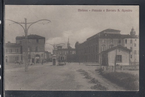 Cartolina modena piazzale - modena,