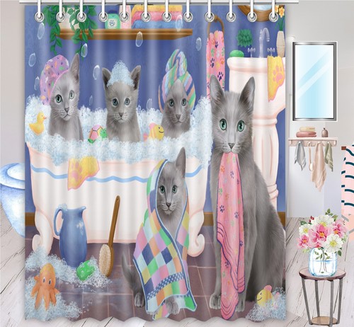 Tenda doccia gatto blu russo