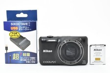 [Near MINT] Nikon COOLPIX S6600 Black 16.0MP Compact Digital Camera Japan