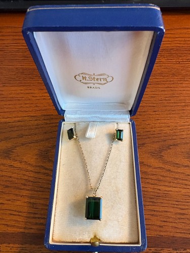 Collana con ciondolo - , tormalina
