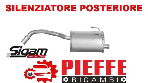 Scarico marmitta per fiat 500 - scarico,